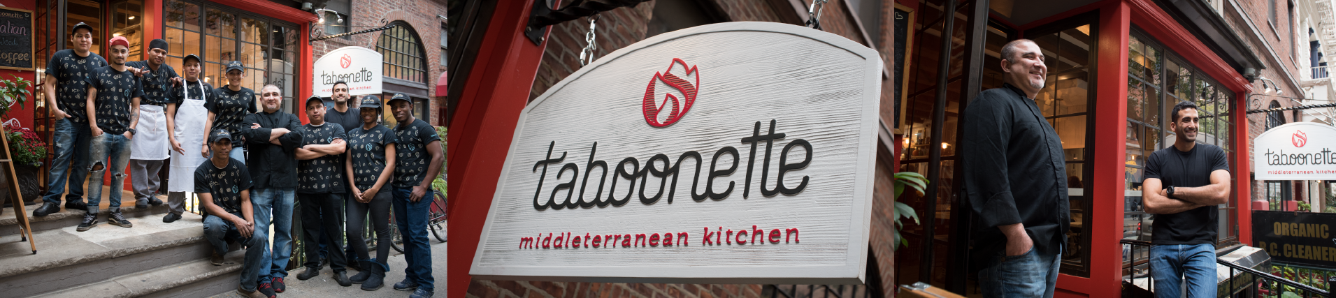 Taboonette Staff and restaurant